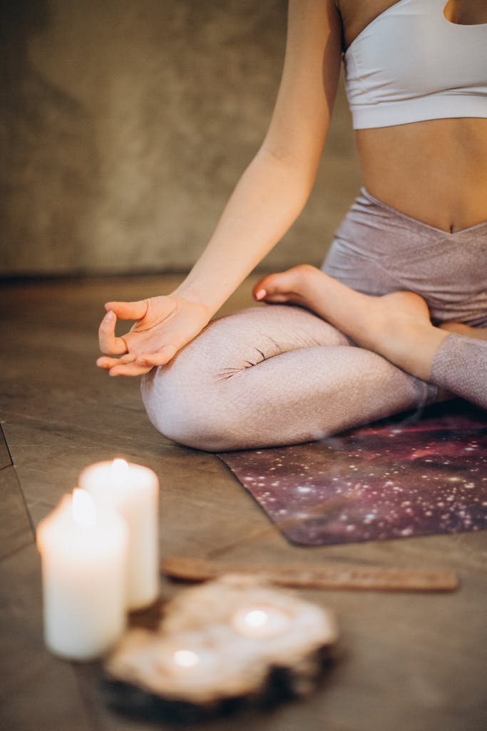 Meditating With Candles and Incense